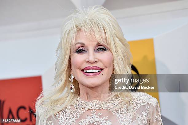 Singer-songwriter Dolly Parton attends the 51st Academy of Country Music Awards at MGM Grand Garden Arena on April 3, 2016 in Las Vegas, Nevada.
