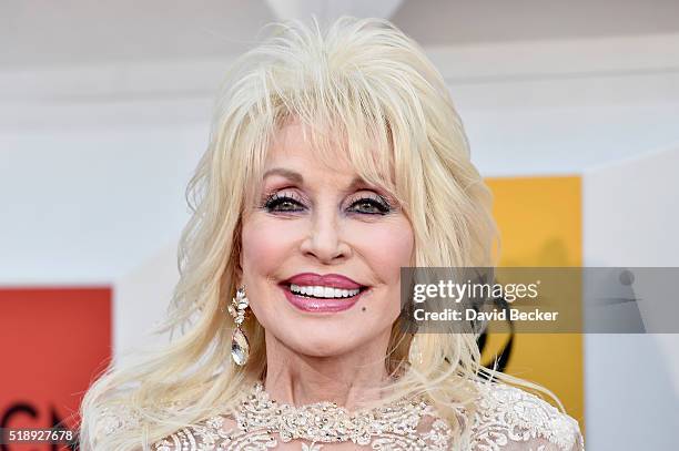 Singer-songwriter Dolly Parton attends the 51st Academy of Country Music Awards at MGM Grand Garden Arena on April 3, 2016 in Las Vegas, Nevada.
