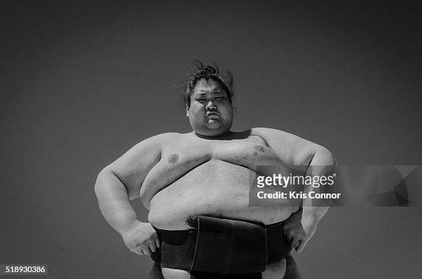 Ryuichi Yamamoto during Sumo-Sized Sunday on April 3, 2016 at the Atlantic Plumbing Condos in Washington, DC.