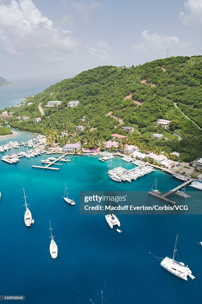 Soper's Hole Marina on Frenchman's Cay in Tortola