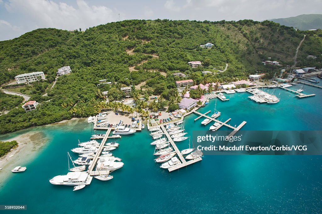 Soper's Hole Marina on Frenchman's Cay in Tortola
