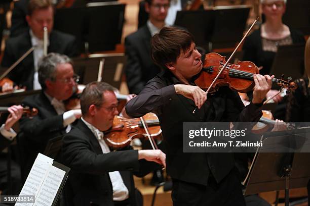 American violinist Joshua Bell plays the Tchaikovsky Violin Concerto as American conductor Alan Gilbert leads the London Symphony Orchestra at...