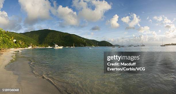 cane garden bay, tortola, british virgin islands - cane garden bay stock-fotos und bilder