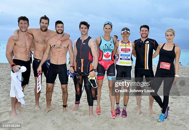 Scott Eastwood, Geoff Stults, Parker Young, Steven McQueen, Jenny Fletcher, Lisa Roberts, Bryan Greenberg and Claire Holt participates in Life Time...