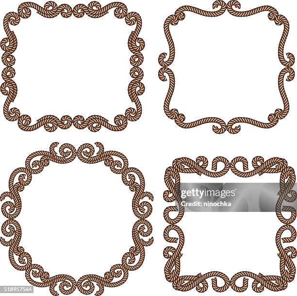 Boat Rope Frame 483 Nautical Rope Frame Stock Photos, High-Res Pictures, and Images ...