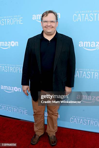 Actor Andy Richter arrives at the screening of Amazon's "Catastrophe" Season 2 at The London Hotel on April 3, 2016 in West Hollywood, California.