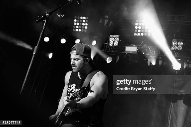 Singer Kip Moore performs onstage during the 4th ACM Party For A Cause Festival at the Las Vegas Festival Grounds on April 3, 2016 in Las Vegas,...