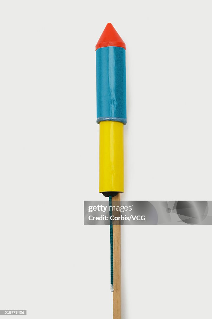 Detail view of a rocket