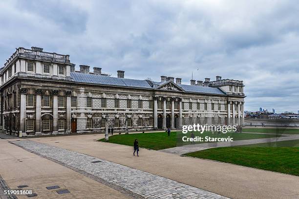 royal naval college, greenwich, london - greenwich london stock pictures, royalty-free photos & images