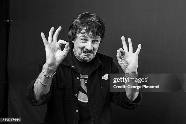 Burton Cummings poses at the 2016 Juno Awards Portrait Studio at Scotiabank Saddledome on April 3, 2016 in Calgary, Canada.