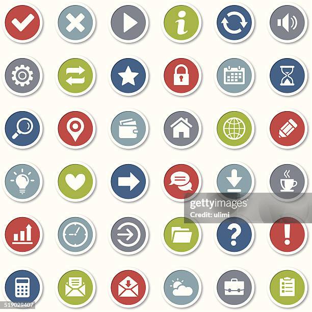 icon set - folder vector grey corner stock illustrations