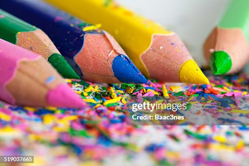 Sharpened colored pencils Sharpened colored pencils