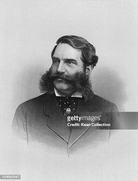 American banker, philanthropist, and president of the American Museum of Natural History, Morris Ketchum Jesup , circa 1875. From an original...