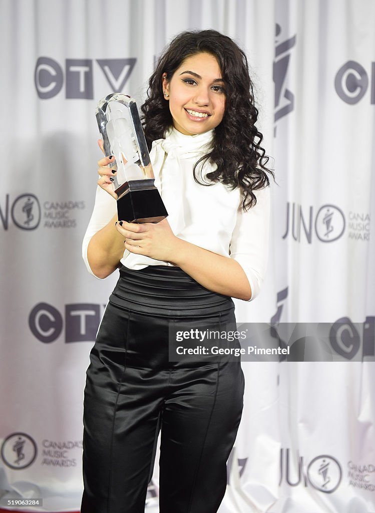 2016 Juno Awards - Press Room