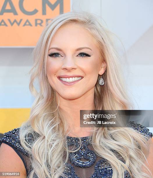 Kayla Adams attends the 51st Academy of Country Music Awards at MGM Grand Garden Arena on April 3, 2016 in Las Vegas, Nevada.