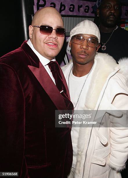 Rappers Fat Joe and Ja Rule attend the MTV's Iced Out New Years Eve celebration on December 31, 2004 in New York City.