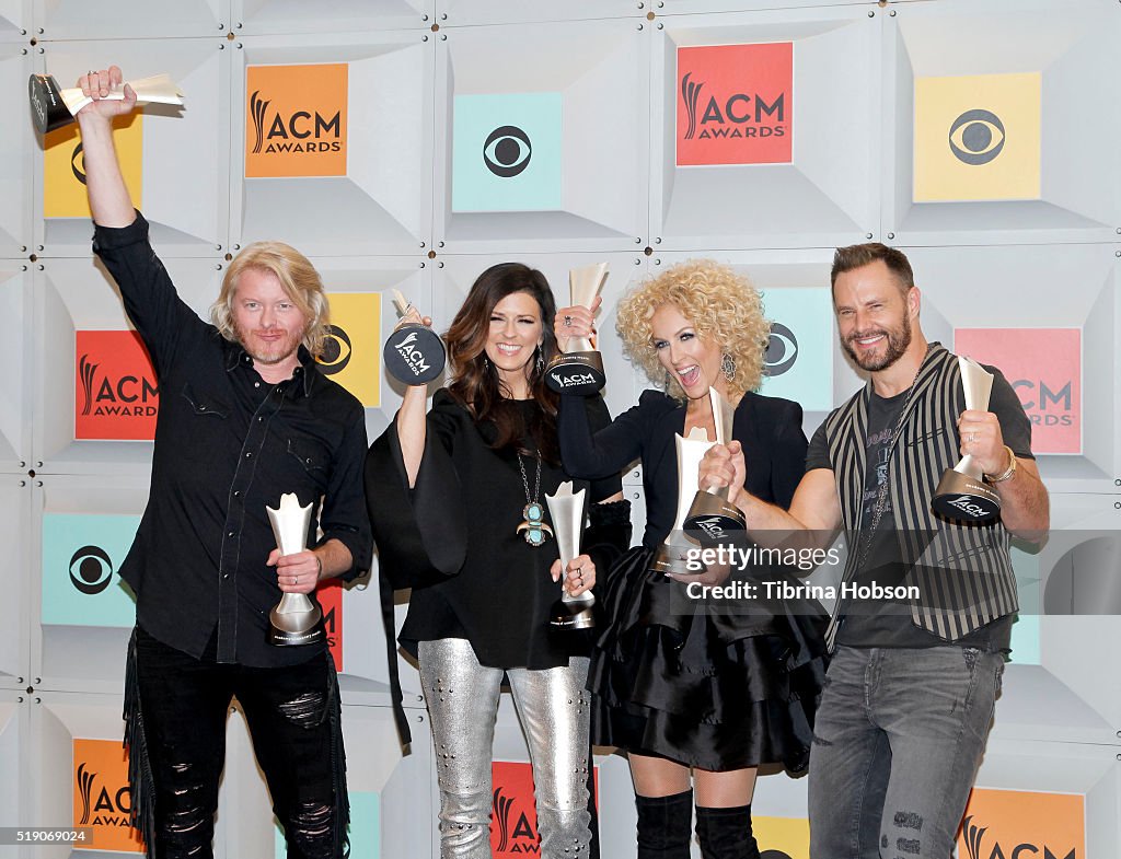 51st Academy Of Country Music Awards - Press Room