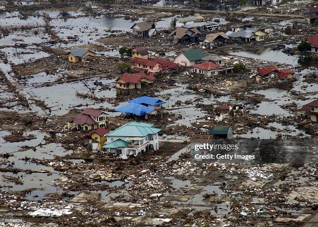 Armed Forces Distribute Aid To Tsunami Refugees
