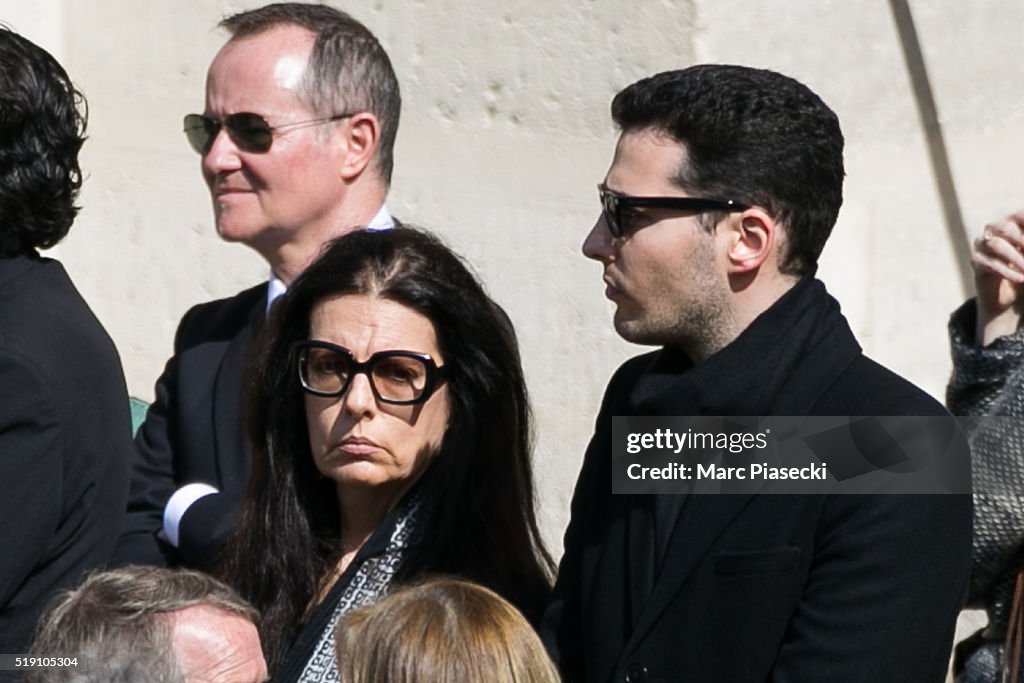 Tribute To Alain Decaux At Invalides In Paris