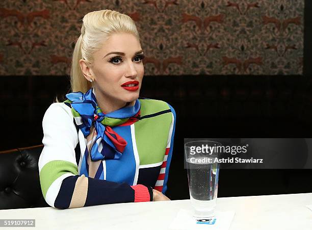 Gwen Stefani visits LinkedIn For Interview With Daniel Roth at LinkedIn Studios on March 31, 2016 in New York City.