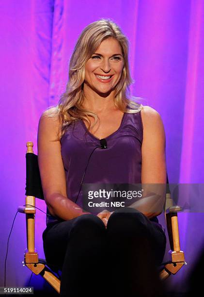 NBCUniversal Summer Press Day, April 1, 2016 -- NBC's "Strong" Panel -- Pictured: Gabrielle Reece, Host --
