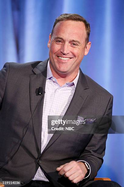 NBCUniversal Summer Press Day, April 1, 2016 -- NBC's "American Ninja Warrior" Panel -- Pictured: Matt Iseman, Host --