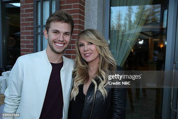 NBCUniversal Summer Press Day, April 1, 2016 -- Cocktail Reception -- Pictured: Chase Chrisley, "Chrisley Knows Best"; Ramona Singer, "The Real...