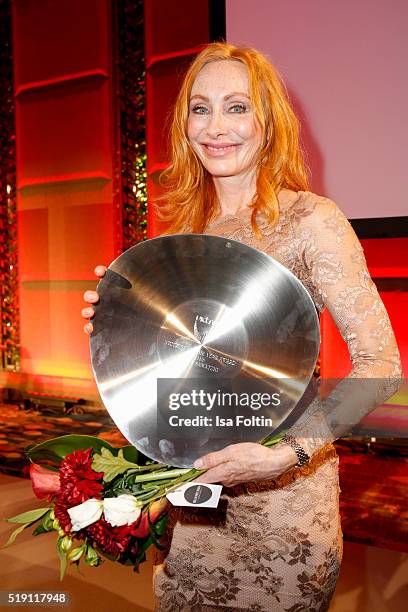 Andrea Sawatzki attends the Victress Awards Gala on April 4, 2016 in Berlin, Germany.