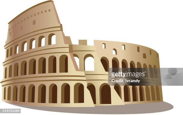 ilustraciones, imágenes clip art, dibujos animados e iconos de stock de coliseum - coliseum rome