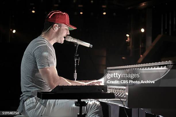 Sam Hunt rehearses for the 51st ACADEMY OF COUNTRY MUSIC AWARDS, which will be co-hosted by Luke Bryan and Dierks Bentley from the MGM Grand Garden...