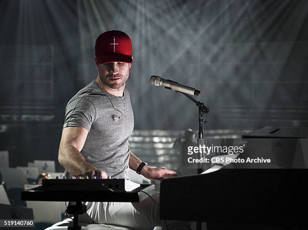 Sam Hunt rehearses for the 51st ACADEMY OF COUNTRY MUSIC AWARDS, which will be co-hosted by Luke Bryan and Dierks Bentley from the MGM Grand Garden...