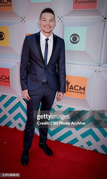 Kane Brown on The Red Carpet at the 51st ACADEMY OF COUNTRY MUSIC AWARDS, co-hosted by Luke Bryan and Dierks Bentley from the MGM Grand Garden Arena...