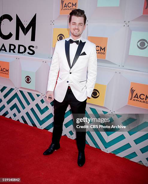 Chase Bryant on The Red Carpet at the 51st ACADEMY OF COUNTRY MUSIC AWARDS, co-hosted by Luke Bryan and Dierks Bentley from the MGM Grand Garden...