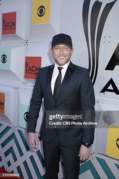 Cole Swindell on the Red Carpet at the 51st ACADEMY OF COUNTRY MUSIC AWARDS, co-hosted by Luke Bryan and Dierks Bentley from the MGM Grand Garden...