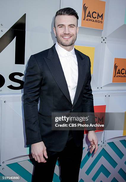 Sam Hunt on the Red Carpet at the 51st ACADEMY OF COUNTRY MUSIC AWARDS, co-hosted by Luke Bryan and Dierks Bentley from the MGM Grand Garden Arena in...