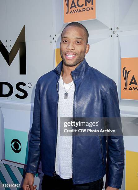 Trombone Shorty on the Red Carpet at the 51st ACADEMY OF COUNTRY MUSIC AWARDS, co-hosted by Luke Bryan and Dierks Bentley from the MGM Grand Garden...