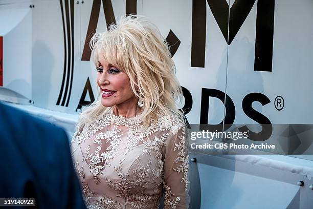 Dolly Parton on The Red Carpet at the 51st ACADEMY OF COUNTRY MUSIC AWARDS, co-hosted by Luke Bryan and Dierks Bentley from the MGM Grand Garden...