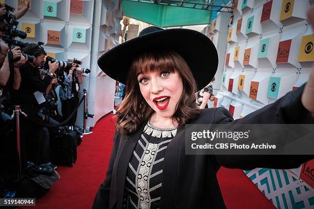 Renee Felice Smith on The Red Carpet at the 51st ACADEMY OF COUNTRY MUSIC AWARDS, co-hosted by Luke Bryan and Dierks Bentley from the MGM Grand...