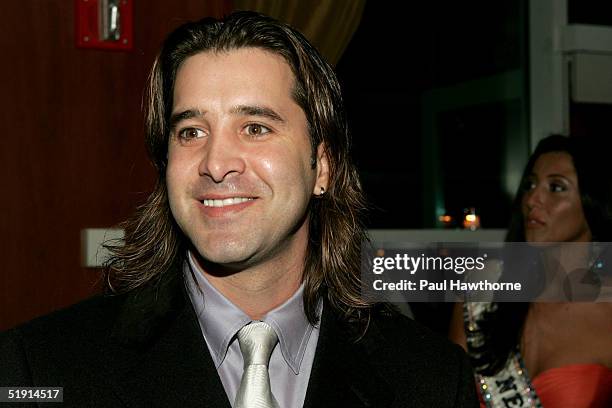 Musician Scott Stapp attends the 8th annual Muscular Dystrophy Association's Muscle Team 2005 Gala at Chelsea Pier's January 4, 2005 in New York City.