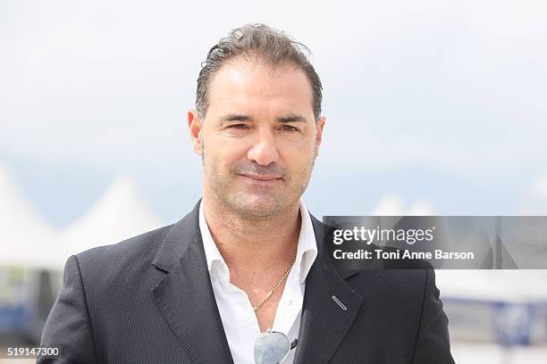 Lorenzo Amoruso attends "Football Nightmares" Photocall as part of MIPTV 2016 on April 4, 2016 in Cannes, France.