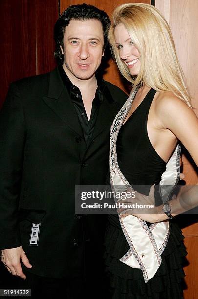 Actor Federico Castelluccio and Miss USA Shandi Finnessey attend the 8th Annual Muscular Dystrophy Association's Muscle Team 2005 Gala at Chelsea...