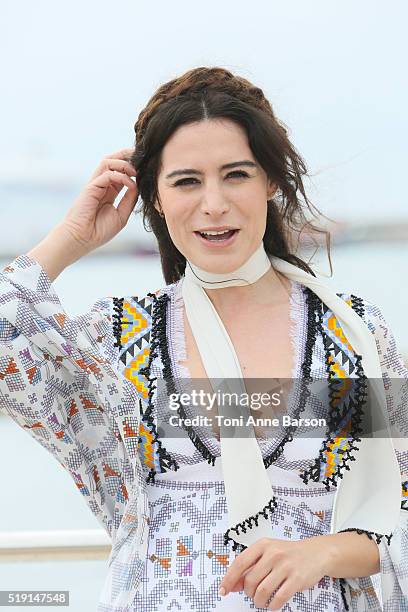 Belcim Bilgin attends "Intersection" Photocall as part of MIPTV 2016 on April 4, 2016 in Cannes, France.