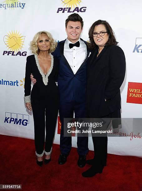 Kristin Chenoweth , Blake Christopher O' Donnell and Rosie O'Donnell attend PFLAG National's Eighth Annual Straight For Equality Awards Gala at The...