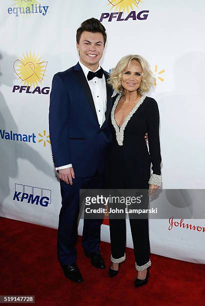 Blake Christopher O' Donnell, Kristin Chenoweth attend PFLAG National's Eighth Annual Straight For Equality Awards Gala at The New York Marriott...
