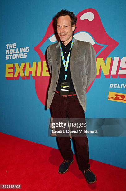 Marlon Richards attends a private view of 'The Rolling Stones: Exhibitionism' at The Saatchi Gallery on April 4, 2016 in London, England.