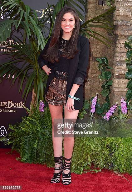 Actress Ronni Hawk attends the premiere of Disney's "The Jungle Book" at the El Capitan Theatre on April 4, 2016 in Hollywood, California.
