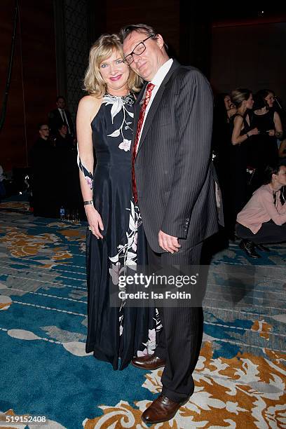 Nanna Kuckuck and Dirk Ullmann attend the Victress Awards Gala on 2016 in Berlin, Germany.