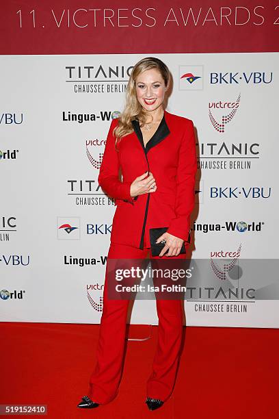 Ruth Moschner attends the Victress Awards Gala on 2016 in Berlin, Germany.