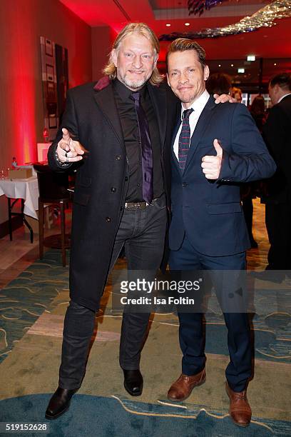 Frank Kessler and Jan Andres attend the Victress Awards Gala on 2016 in Berlin, Germany.