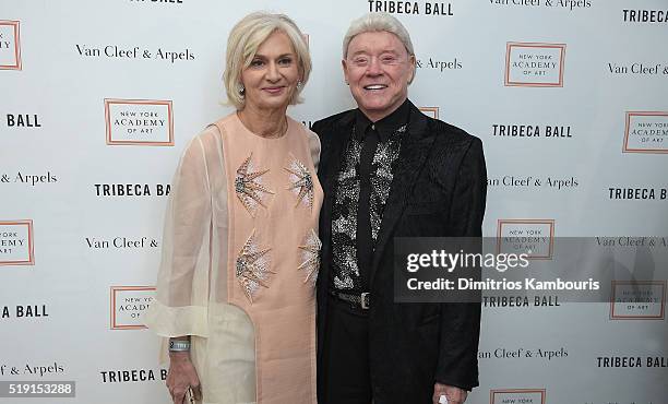 Eileen Guggenheim and Harry Cooper attend New York Academy Of Art's Tribeca Ball 2016 on April 4, 2016 in New York City.